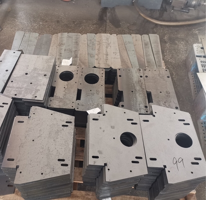 Layanan Pemotongan Laser Logam Karbon Rendah 20mm CNC Bagian Q235 Pemotongan Laser Baja Ringan