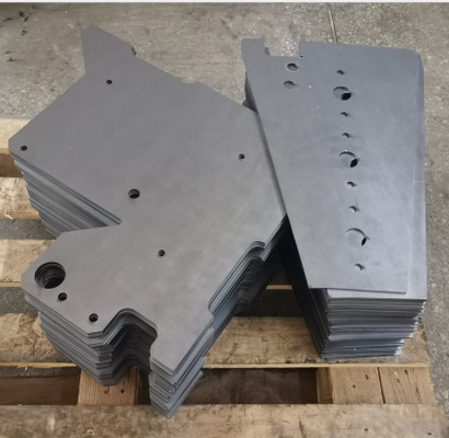 Perunggu Besi Presisi Lembaran Logam Fabrikasi CNC pemotongan laser Bagian Kecil