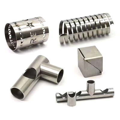 0.5mm OEM pemotongan laser Round Tabung CNC Tabung besi tahan karat Pipa Fabrikasi
