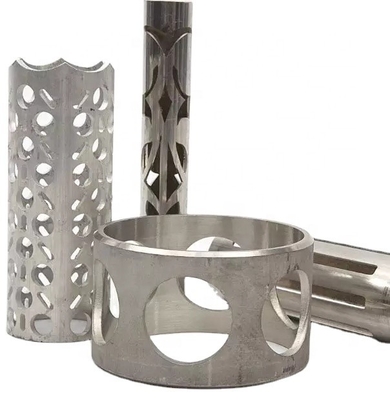 Lembaran Logam Baja Paduan CNC Tabung pemotongan laser 0.5mm 100mm Round Steel Tabung Pipe Service