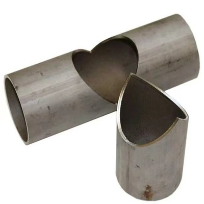80mm PVD Coating CNC Tabung pemotongan laser 2 Tabung Baja Bulat Lembaran Logam