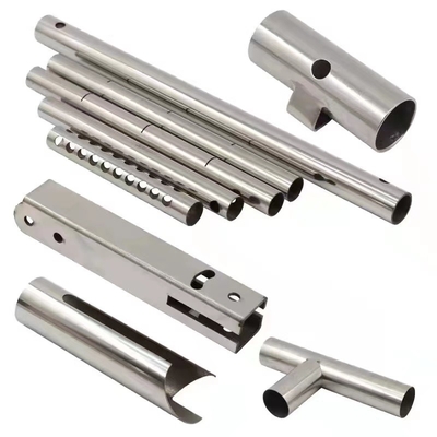 1.8mm Putaran Pipa Baja CNC Layanan Pemotong Tabung Laser besi tahan karat Dilapisi Bubuk