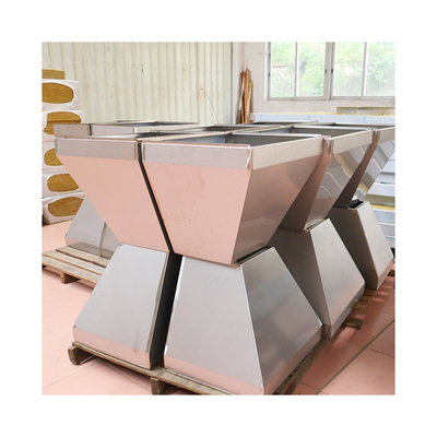 8mm pemotongan laser CNC logam Bending Parts Tembaga Aluminium Lembaran Logam Fabrikasi