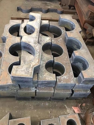 Logam 400mm CNC Flame Pemotongan Cold Rolled Steel Plate Untuk Potong Laser