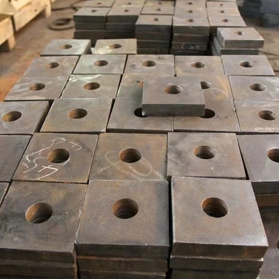 Oksigen Torch CNC Flame Pemotongan Layanan Pelat Baja Gulungan Panas 500mm