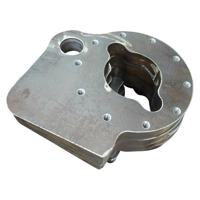 Machining Q355 Carbon Steel lembaran Plate Flame Cut Steel Cold Rolled Flame PemotonganLayanan