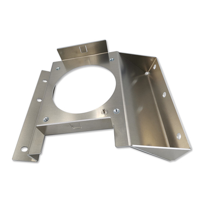 Presisi 6mm Aluminium CNC pemotongan laser Lembaran logam Stamping Bending