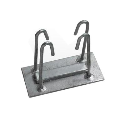 8mm Electroplating Embedded Steel Plate Beton Slab Arsitektur Lembaran Bagian Logam