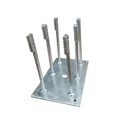 Pelat Embed Baja Dilas 10mm Di Pelat Baja Beton Beton Tertanam