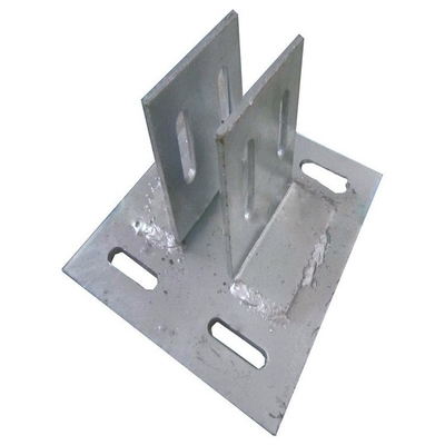 Pelat Baja Karbon 10mm Tertanam Dalam Komponen Beton Galvanis Dari Beton Bertulang