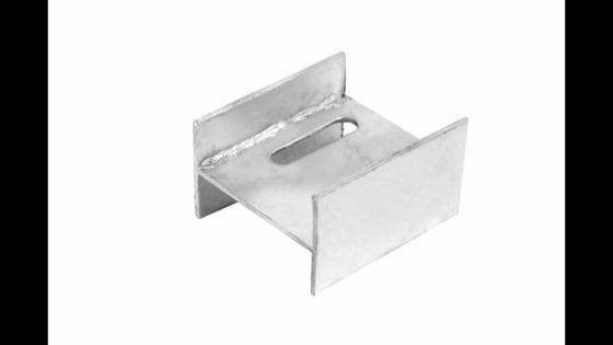 200mm Hot Dip Embedded Parts Di Beton Pra Beton Bagian Baja Galvanis