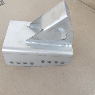 100mm Galvanis Kustom Logam pengelasan Stamping Bending CNC Lembaran Fabrikasi Logam