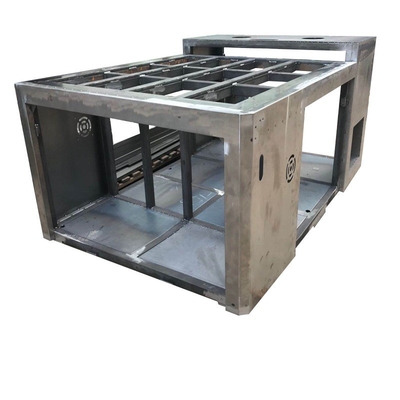 1000mm Konstruksi Rumah Rangka Baja Pengelasan Baja Kustom Besar 2100mm