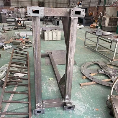Q355B 650mm kebiasaan Steel pengelasan Komponen Rangka Bangunan Baja Struktural Besar