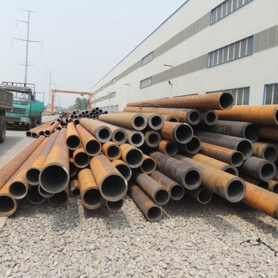4000mm 16mm Round logam Tabung Pipe ST52 digulung panas Seamless Steel Hollow Rod
