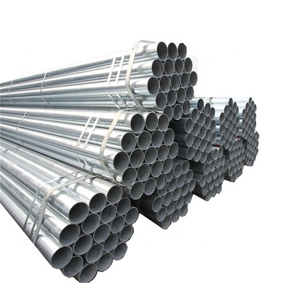 16Mn Q215 Hot Dip Galvanis Steel Pipe GI 100mm Round Steel Tabung Untuk Konstruksi