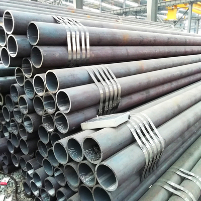 45Mn2 ASTM Putaran Tabung Logam Pipa Baja Karbon DIN 50mm Baja Mulus