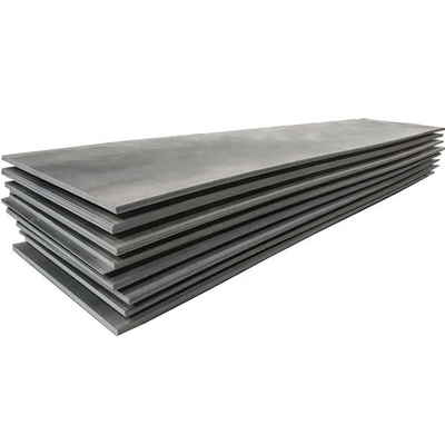 Q345 1000mm Pelat Baja Karbon Logam Hitam Astm A36 Baja Ringan