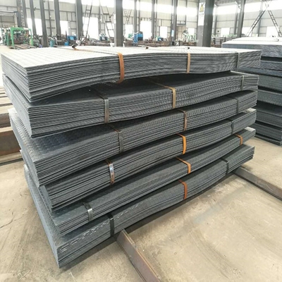 Q345 1000mm Pelat Baja Karbon Logam Hitam Astm A36 Baja Ringan