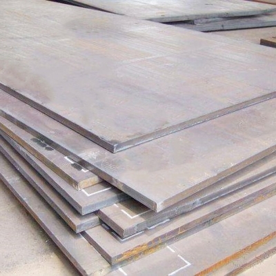 Q345 1000mm Pelat Baja Karbon Logam Hitam Astm A36 Baja Ringan