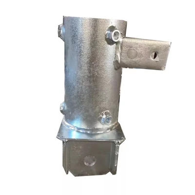3mm Kustom Bingkai Logam Fabrikasi Hot Dip pemotongan laser Dan Layanan Bending Bagian Galvanis